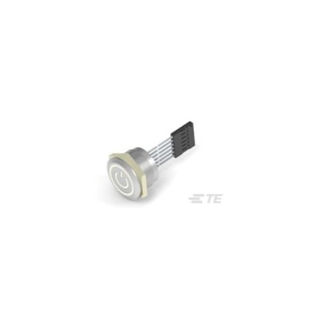 Te Connectivity Pushbutton Switch, Spst, On-Off, 1A, 24Vdc, Wire Terminal, Panel Mount 2342837-3